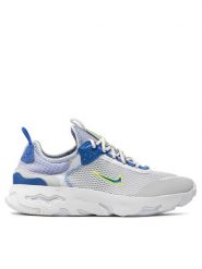 Nike Sneakersy React Live (GS) CW1622 004 Biały. Białe buty sportowe dziewczęce Nike, bez wzorów, z materiału, bez zapięcia. Za 389.99 zł.