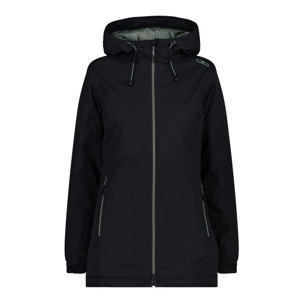 Płaszcz damski turystyczne CMP 32Z1396. Szare płaszcze damskie CMP, xl, bez wzorów, z materiału, sportowe, bez kaptura. Za 555.90 zł.