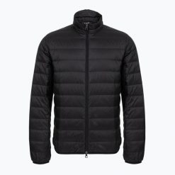 Kurtka męska EA7 Emporio Armani Train Core Id Down Light. Czarne kurtki męskie EA7 Emporio Armani, l, bez wzorów, z materiału, sportowe, bez kaptura. Za 713.50 zł.