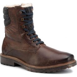 Kozaki BUGATTI - 311-38251-3200-6100 Dark Brown. Brązowe kozaki męskie Bugatti, z materiału. W wyprzedaży za 339.00 zł.