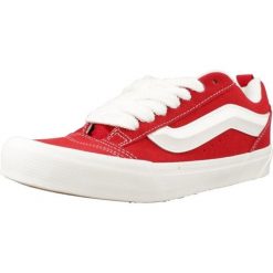 Buty VANS KNU SKOOL Czerwony. Czerwone trampki i tenisówki damskie Vans, bez wzorów, z tkaniny, bez zapięcia. Za 349.99 zł.