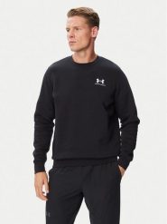 Under Armour Bluza Ua Essential 1374250 Czarny Loose Fit. Czarne bluzy męskie Under Armour, m, bez wzorów, z bawełny, bez kaptura. Za 249.99 zł.