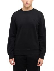 Męska Bluza Nierozpinana Mustang Style Clio Black 1017548 4142. Czarne bluzy męskie Mustang, l, bez wzorów, bez kaptura. Za 119.99 zł.