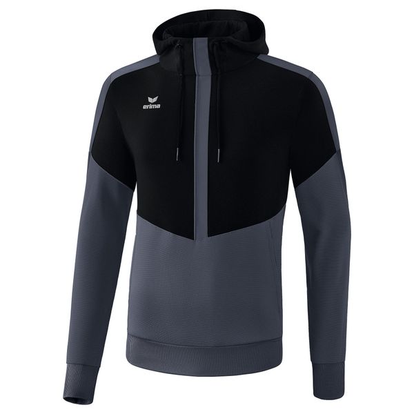 Dziecięca bluza z kapturem Erima Squad. Czarne bluzy dla chłopców Erima, bez wzorów, bez ramiączek, z kapturem. W wyprzedaży za 145.00 zł.