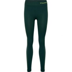 Damskie legginsy bezszwowe Hummel Zone. Zielone legginsy sportowe damskie Hummel, bez wzorów, na jogę i pilates. Za 189.00 zł.