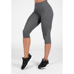 Monroe Cropped Leginsy - Szary. Szare legginsy damskie GORILLA WEAR, xl, bez wzorów. Za 191.00 zł.