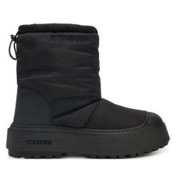 Śniegowce Iceberg. Czarne śniegowce i trapery damskie Iceberg. Za 1,819.00 zł.