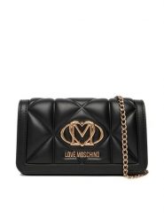 LOVE MOSCHINO Torebka JC5640PP0NLC0000 Czarny. Czarne torebki do ręki damskie Love Moschino, bez wzorów, ze skóry, wizytowe, bez dodatków. Za 569.99 zł.