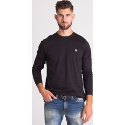LONGSLEEVE REGULAR FIT DIESEL. Czarne bluzki z długim rękawem męskie Diesel, l, z aplikacjami, bez kaptura. Za 194.50 zł.