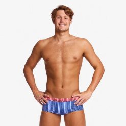 Spodenki kąpielówki męskie Funky Trunks Sidewinder StarLights. Białe kąpielówki męskie FUNKITA, m, bez wzorów. Za 109.99 zł.