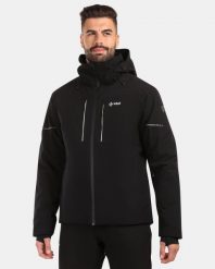 Męska kurtka narciarska Kilpi TONNSI-M. Czarne kurtki snowboardowe męskie Kilpi, m, bez wzorów, z materiału, bez kaptura, narciarskie. Za 731.89 zł.