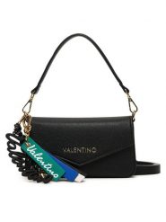 Valentino Torebka Ryta Re VBS9UI09 Czarny. Czarne torebki do ręki damskie Valentino, bez wzorów, ze skóry, bez dodatków. Za 549.99 zł.