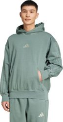 Adidas Bluza męska adidas A SZN W FL HD zielona JL6538 2XL. Zielone bluzy męskie Adidas, m, bez wzorów, bez kaptura. Za 322.34 zł.