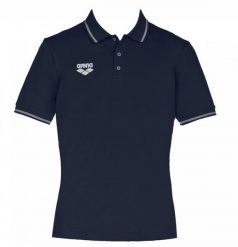 Arena TL S/S POLO NAVY 1D34570 XS. Niebieskie koszulki polo męskie Arena, m, bez wzorów, bez ramiączek. Za 58.79 zł.