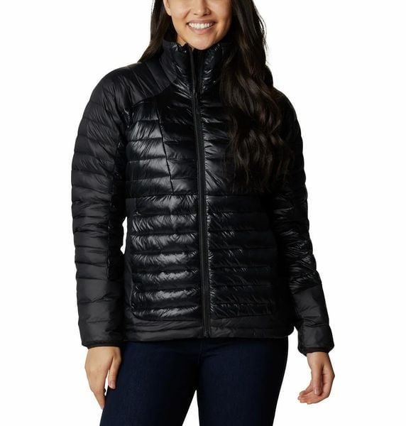 Kurtka Puchowa Columbia Labyrinth Loop Jacket Damska Zimowa. Czarne kurtki damskie Columbia, na zimę, s, bez wzorów, z materiału, bez kaptura. Za 558.99 zł.