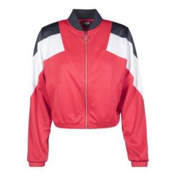 Damska klasyczna parka miejska w 3 kolorach. Czerwone kurtki damskie Urban Classics, na zimę, bez wzorów, klasyczne, bez kaptura. Za 198.50 zł.