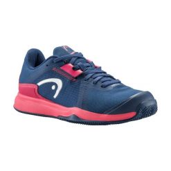 Buty do tenisa damskie Head Sprint Team 3.5. Niebieskie obuwie sportowe damskie Head, bez wzorów, z materiału, do biegania. Za 485.00 zł.