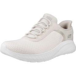 Buty SKECHERS BOBS SQUAD CHAOS - I SLIP-INS Beżowy. Białe trampki i tenisówki damskie Skechers, bez wzorów, z materiału, bez zapięcia. Za 299.00 zł.