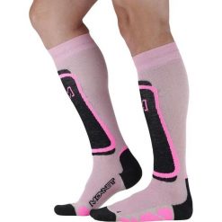 Skarpetki Monnet Fusion. Czerwone skarpety damskie MONNET, bez wzorów. Za 221.50 zł.