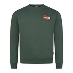 Bluza Lonsdale Lympstone. Czerwone bluzy męskie Lonsdale, s, bez wzorów, z dresówki, bez kaptura. Za 226.50 zł.