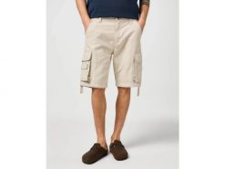 MESKIE SPODENKI WRANGLER CJ CARGO SHORTS PELICAN 112362551. Szorty męskie Wrangler, bez wzorów. Za 169.99 zł.