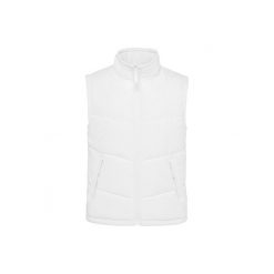 Wyściełana polarem kurtka bez rękawów Kariban Warmer. Białe kurtki męskie KARIBAN, m, bez wzorów, z polaru, bez kaptura. Za 223.50 zł.