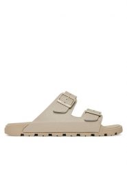 BOSS Klapki Surfley Sand Dmpr N 50505540 Beżowy. Brązowe klapki męskie Boss, z syntetyku. Za 299.99 zł.