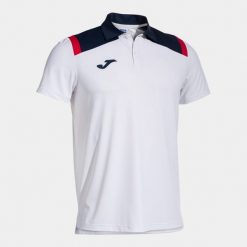 Polo Joma Toledo. Białe koszulki polo męskie Joma, m, bez wzorów, klasyczne, bez ramiączek. Za 232.50 zł.