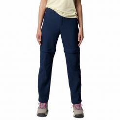 Spodnie z odpinanymi nogawkami damskie Columbia Leslie Falls Convertible Pant. Niebieskie spodnie sportowe damskie Columbia, l, bez wzorów, trekkingowe. Za 397.65 zł.