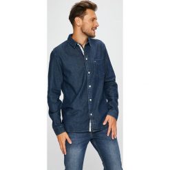 Tommy Jeans - Koszula. Szare koszule męskie Tommy Jeans, z jeansu, z długim rękawem. W wyprzedaży za 279.90 zł.