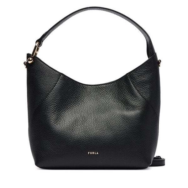 Torebka Furla. Czarne torebki do ręki damskie Furla, bez wzorów, klasyczne, bez dodatków. Za 1,034.99 zł.