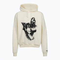 Bluza męska PROSTO Hoodie Bark. Białe bluzy męskie Prosto., m, z aplikacjami, z bawełny, bez kaptura. Za 389.99 zł.