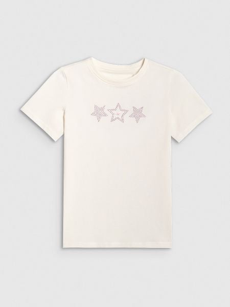 4F T-shirt regular z nadrukiem dziewczęcy - biały 152 (11-12 lat). Białe t-shirty i topy dla dziewczynek 4f, bez wzorów, z bawełny, bez ramiączek. Za 39.99 zł.