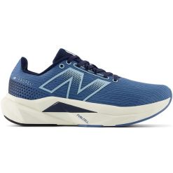 Buty damskie New Balance FuelCell Propel v5 WFCPRLH5 – niebieskie. Niebieskie obuwie sportowe damskie New Balance, bez wzorów, z gumy, do biegania. Za 299.99 zł.