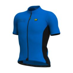 Koszulka rowerowa męska Alé Cycling Solid Color Block. Niebieskie koszulki sportowe męskie ALÉ CYCLING, m, bez wzorów, bez kołnierzyka, bez ramiączek, rowerowe. W wyprzedaży za 293.15 zł.