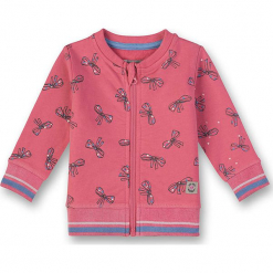 Bluza w kolorze różowym. Bluzy dla dziewczynek marki bonprix. W wyprzedaży za 72.95 zł.