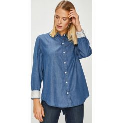 Levi's - Koszula. Brązowe koszule damskie Levi's, z bawełny, casualowe, z klasycznym kołnierzykiem, z długim rękawem. Za 279.90 zł.
