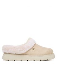 Skechers Kapcie Keepsakes Lite 114762/OFWT Écru. Kapcie damskie Skechers, bez wzorów, ze skóry. Za 169.99 zł.