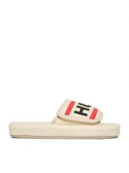 Hunter Kapcie CEO-JD25-530-1 Écru. Kapcie damskie Hunter, bez wzorów, z materiału. Za 99.99 zł.