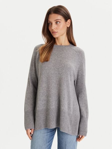 ViCOLO Sweter 22038F Szary Regular Fit. Szare swetry damskie ViCOLO, s, bez wzorów, z kaszmiru, bez kołnierzyka, bez ramiączek, bez kaptura. Za 939.99 zł.