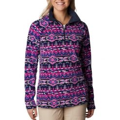 Bluza turystyczna damska Columbia Glacial IV 1/2 Zip. Bluzy damskie Columbia, bez wzorów, z polaru, bez kaptura. Za 128.70 zł.
