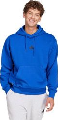 Adidas Bluza męska adidas Essentials Feelcozy Fleece niebieska JE3800 L. Niebieskie bluzy męskie Adidas, l, bez wzorów, bez kaptura. Za 199.78 zł.