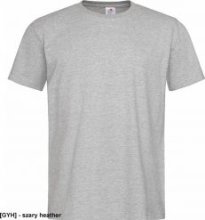 Stedman SST2100 - T-shirt męski - szary heather 3XL. Brązowe t-shirty męskie Stedman, m, bez wzorów, bez kołnierzyka. Za 27.90 zł.