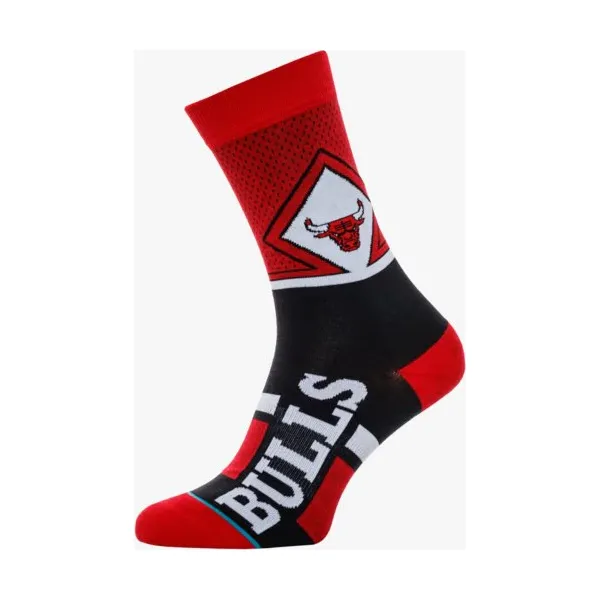 Stance Skarpety Bulls Shortcut , czerwony, rozmiar M. Czerwone skarpety męskie Stance, bez wzorów, z bawełny. Za 79.99 zł.