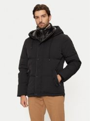 Guess Kurtka zimowa M4BL43 WGJR2 Czarny Regular Fit. Czarne kurtki męskie Guess, na zimę, l, z aplikacjami, z syntetyku, bez kaptura. Za 1,049.00 zł.