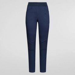 Spodnie damskie La Sportiva Roots. Niebieskie spodnie materiałowe damskie La Sportiva, l, bez wzorów, z bawełny. Za 383.35 zł.