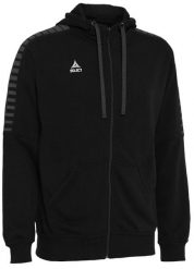 Bluza dresowa męska rozpinana z kapturem Select ZIP Hoody TORINO czarna. Czarne bluzy męskie Select, m, bez wzorów, z bawełny, z kapturem. Za 206.25 zł.