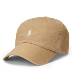 Czapka z daszkiem Polo Ralph Lauren. Brązowe czapki i kapelusze męskie Polo Ralph Lauren, bez wzorów. Za 289.99 zł.
