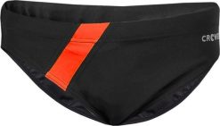 Crowell Kąpielówki dla chłopca Oscar kol.01 czarno-pomarańczowe 152cm. Brązowe kąpielówki dla chłopców CROWELL, bez wzorów. Za 28.72 zł.