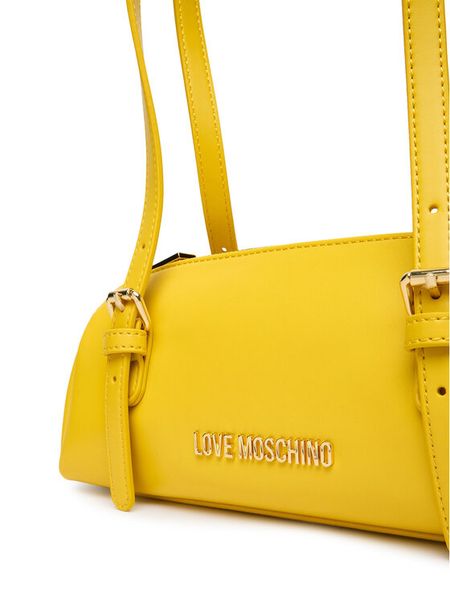 LOVE MOSCHINO Torebka JC4101PP1OLY0411 Żółty. Żółte torebki do ręki damskie Love Moschino, bez wzorów, ze skóry, bez dodatków. Za 729.99 zł.